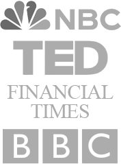 creditbility-indicator-logos-vertical As seen on NBC, BBC, TED, Financial Times